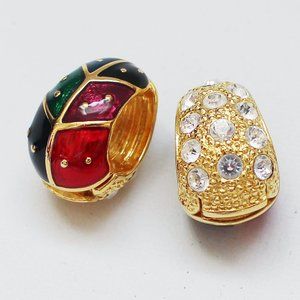 Joan Rivers Reversible Hoop Earrings